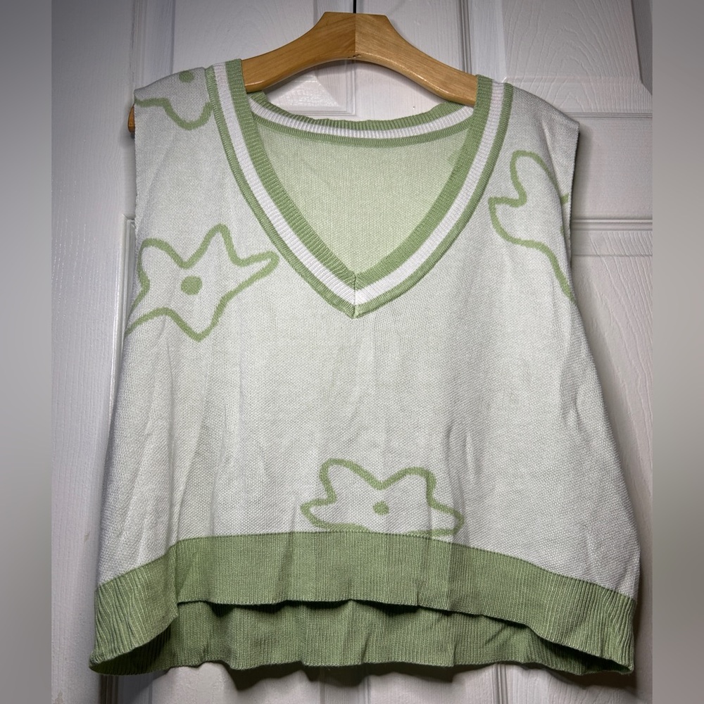 Shein curve crop top